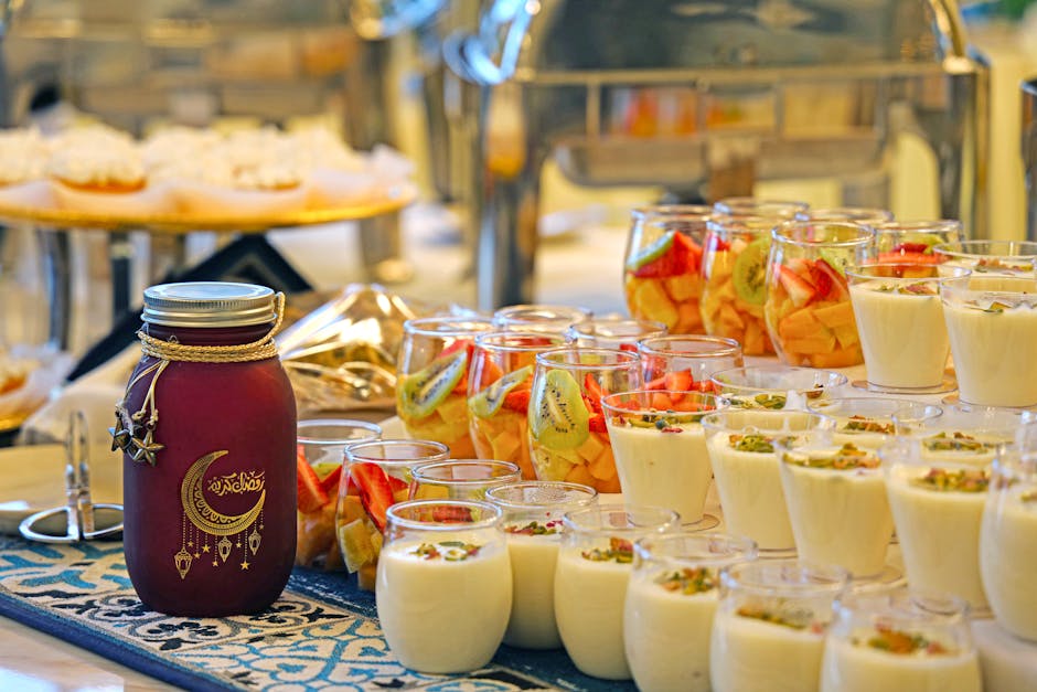 Premium catering presentation for private events